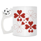 Кружка с футбольным мячиком