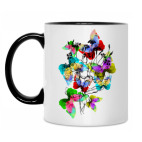 Кружка двухцветная