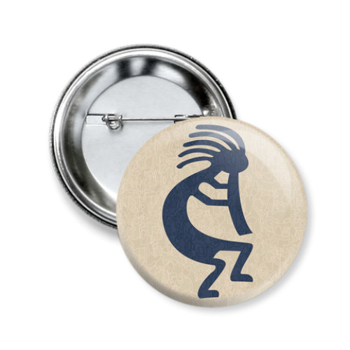 Значок 50мм  Индеец