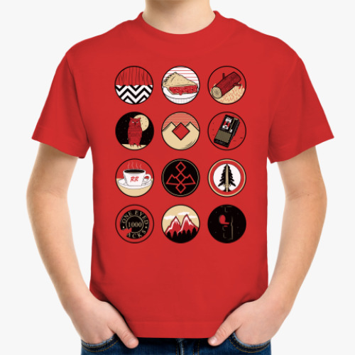 Детская футболка Сериал Твин Пикс Twin Peaks