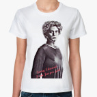 Женская футболка, белая