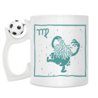 Кружка с футбольным мячиком