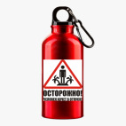 Металлическая бутылка 400 мл UV-DTF