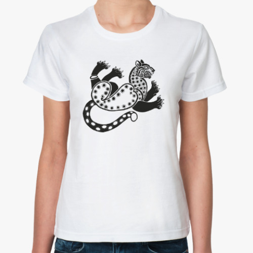 Классическая футболка Скифский леопард