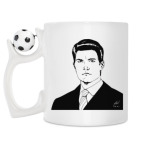 Кружка с футбольным мячиком