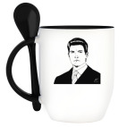 Кружка с ложкой