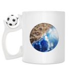 Кружка с футбольным мячиком
