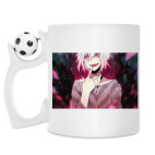 Кружка с футбольным мячиком