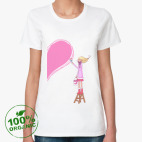 Женская футболка органик