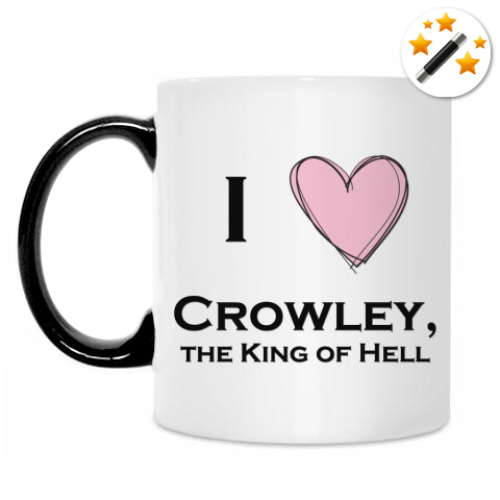 Кружка-хамелеон I love Crowley