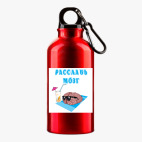 Металлическая бутылка 400 мл UV-DTF