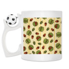 Кружка с футбольным мячиком