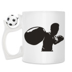 Кружка с футбольным мячиком