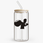 Банка с бамбуковой крышкой