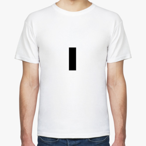 Футболка с принтом Буква I