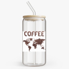 Банка с бамбуковой крышкой