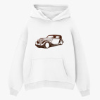 Толстовка худи оверсайз