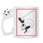 Кружка с футбольным мячиком