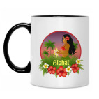 Кружка двухцветная