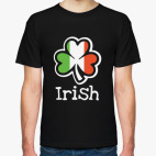 Классическая футболка Ирландский клевер