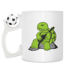 Кружка с футбольным мячиком