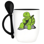 Кружка с ложкой