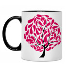 Кружка двухцветная