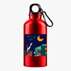 Металлическая бутылка 400 мл UV-DTF