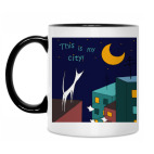 Кружка двухцветная