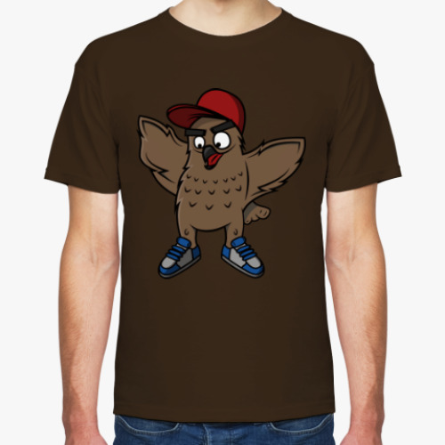 Футболка с принтом Сова