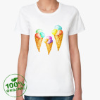 Женская футболка органик