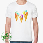 Мужская футболка органик