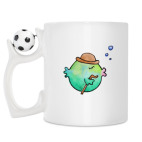 Кружка с футбольным мячиком