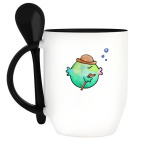 Кружка с ложкой