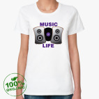 Женская футболка органик