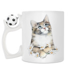 Кружка с футбольным мячиком