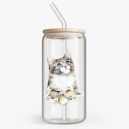 Банка с бамбуковой крышкой