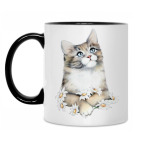 Кружка двухцветная