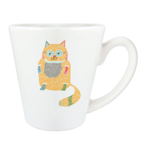 Чашка Латте Котик