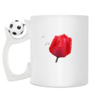 Кружка с футбольным мячиком