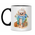 Кружка двухцветная