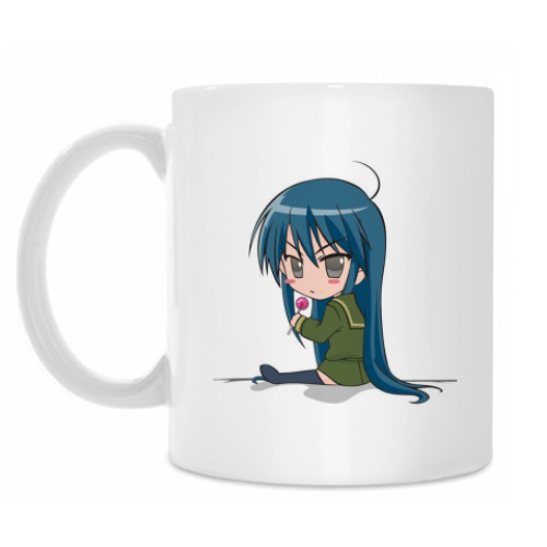 Кружка с принтом Девочка