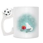 Кружка с футбольным мячиком