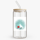 Банка с бамбуковой крышкой