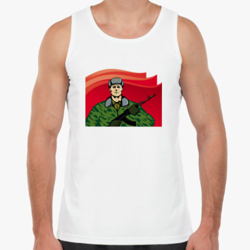 Майка с принтом  23 февраля