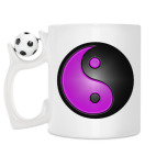 Кружка с футбольным мячиком