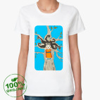 Женская футболка органик