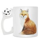 Кружка с футбольным мячиком