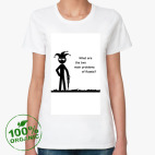 Женская футболка органик