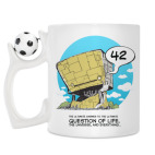 Кружка с футбольным мячиком